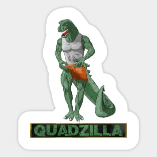 Quadzilla (Version 2) (Color 1) Sticker